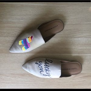 LUCKY BRAND size 9 slip on mule